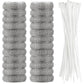 24Pcs Stainless Steel Washing Machine Drain Filter - Universal Drain Filter with Cable Ties