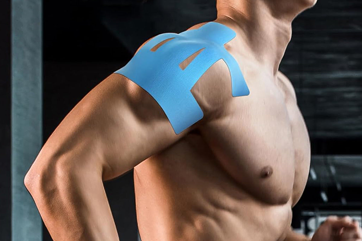 20PCS Kinesiology Tape For Shoulder Precut Enhance Elastic Sports Tape For Shoulder Support -Cuticolor