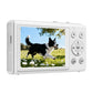 5K HD Dual Screen Digital Camera Point and Shoot Selfie Camera with LED Fill Light