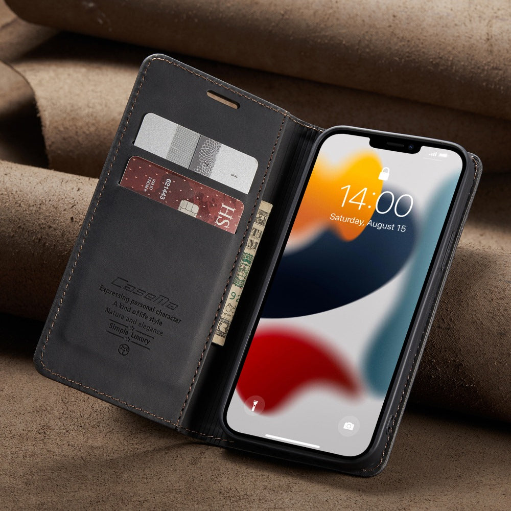 For iPhone 17 Series Wallet Case PU Leather Cover with Card Slots