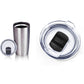 2 PCS Replacement Lids for Tumbler Transparent Cup Lids for Coffee Mug Travel Cup