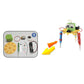 7Pcs STEM Robot Building Kits Engineering Electric Motor Kit for Learning & Fun