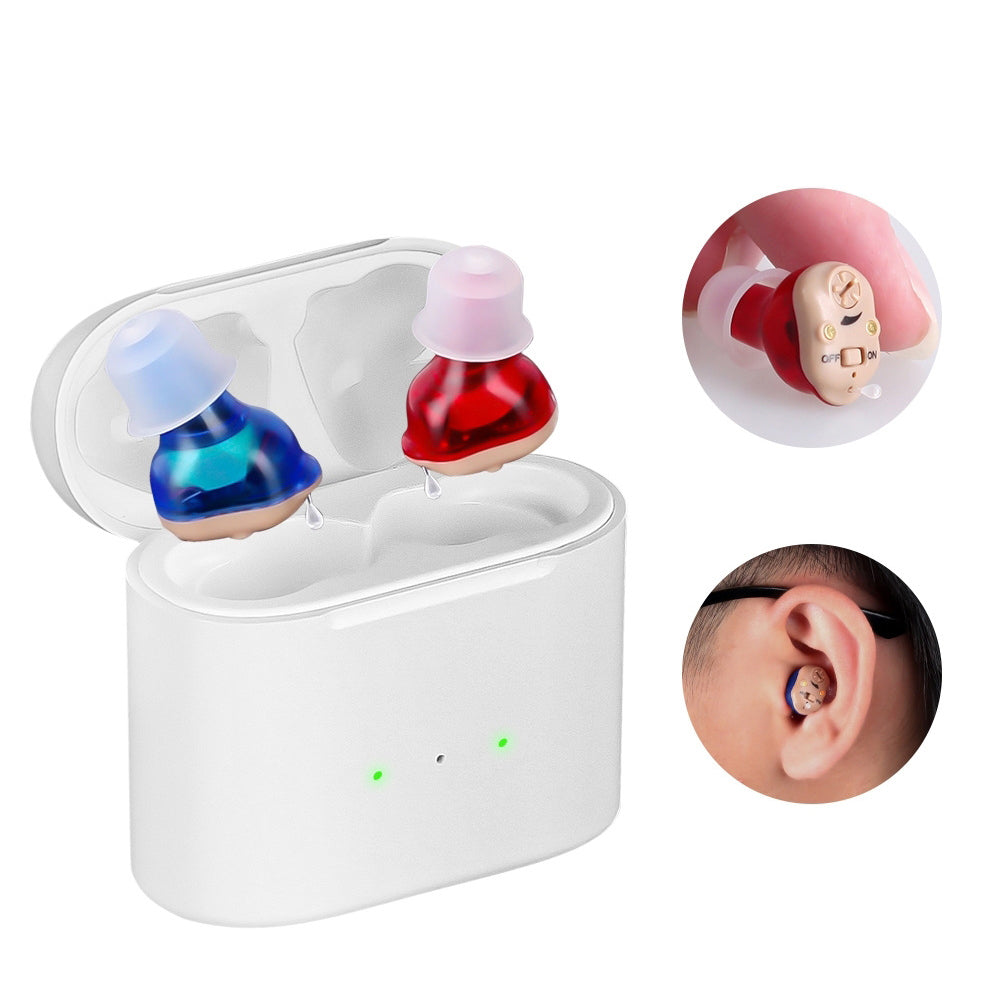 Rechargeable Inner-Ear Personal Sound Amplification Hearing Aids for Adults and Seniors