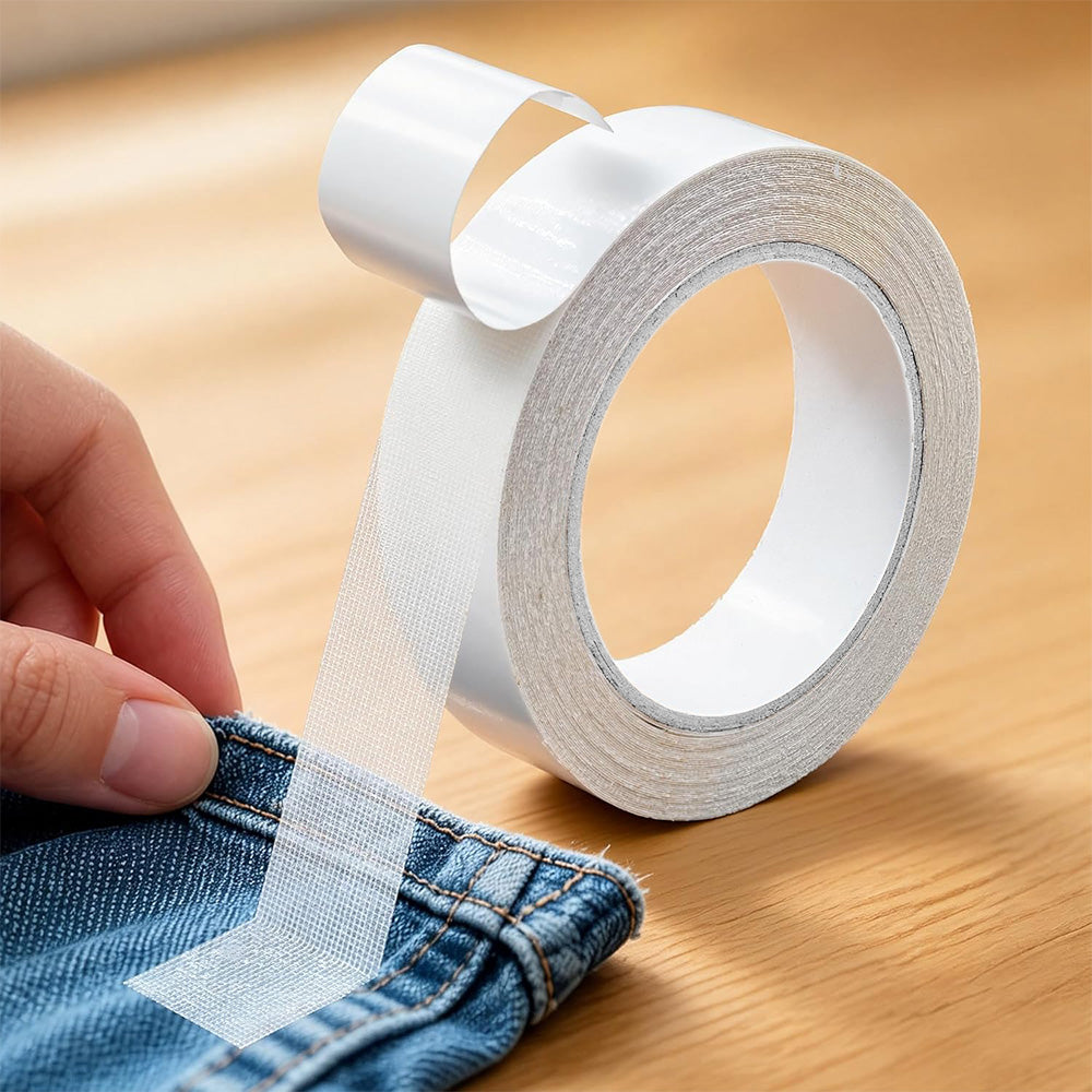 3 Piece Double Sided Fabric Hemming Tape Set for No Sew Clothing Repairs