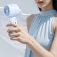 100 Speeds Digital Display Cooling Fan USB Fan with Lanyard and Phone Holder Base