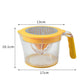 2Pcs 4-in-1 Citrus Squeezer Multifunctional Manual Juicer Measuring Cup