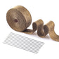10m Exhaust Heat Insulation Wrap Roll Tape with Stainless Ties