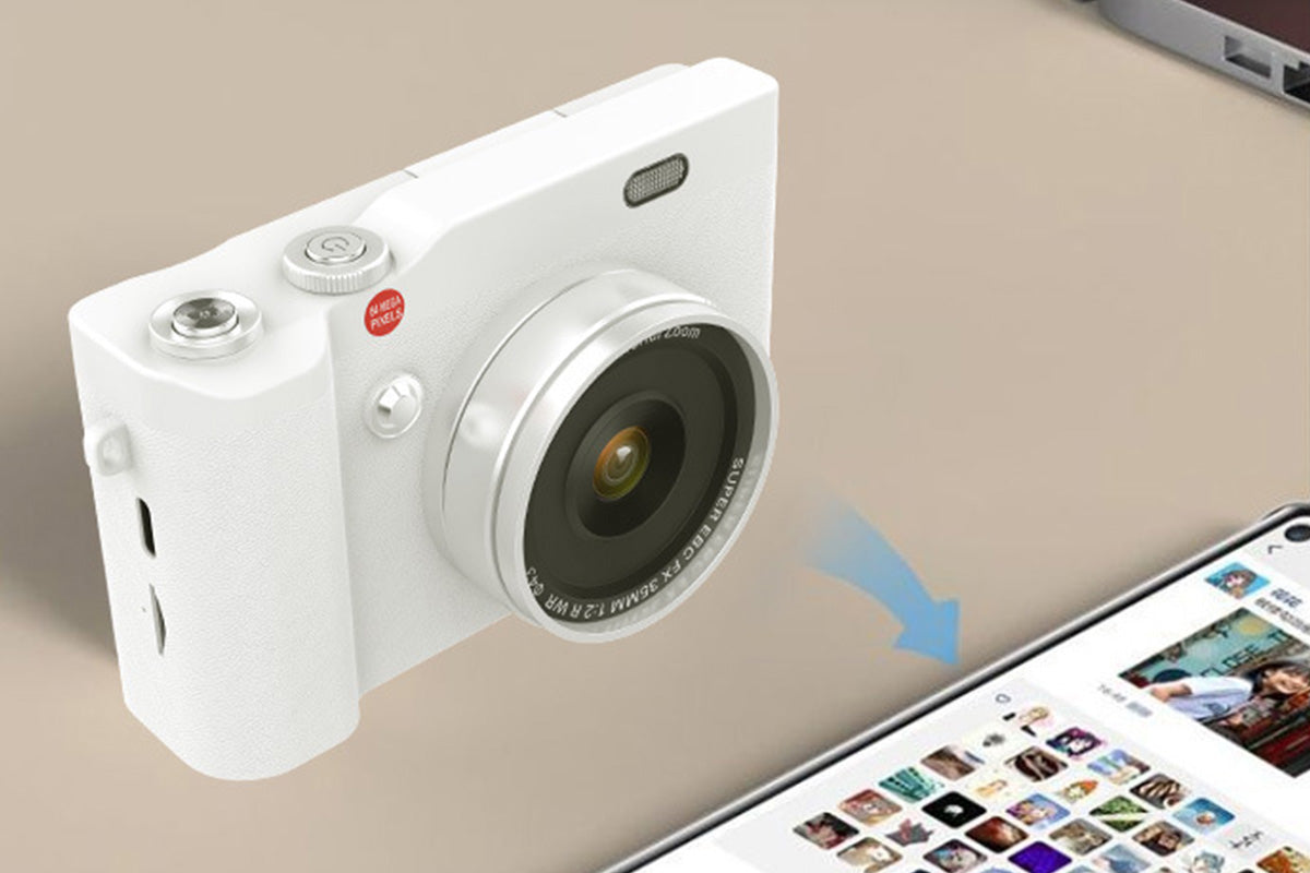 4K Digital Camera for Photography and Vlogging 64MP Compact Autofocus