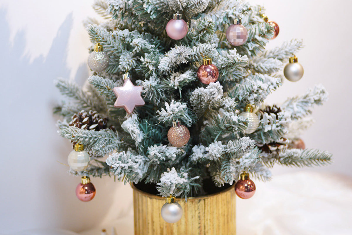 33Pcs Christmas Tree Baubles Decorations for Holiday Party Wedding