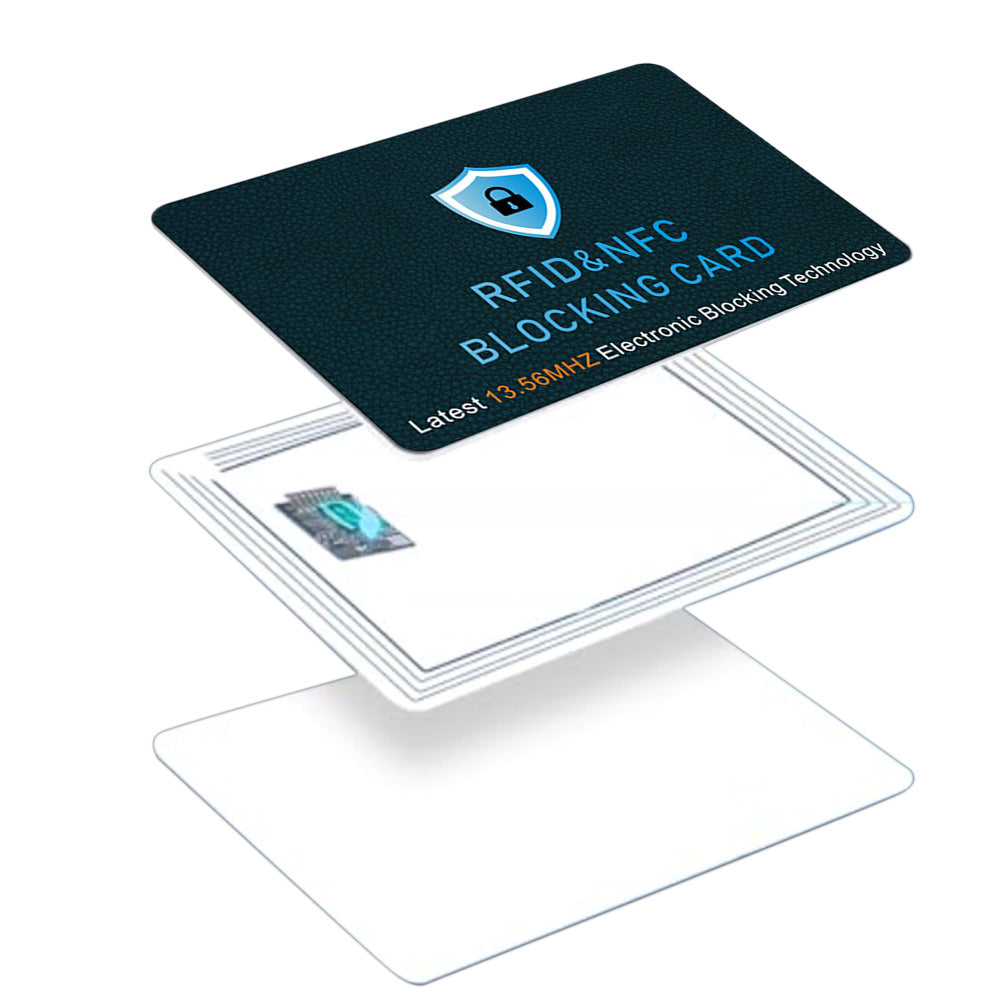 4 Pack RFID Blocking Card NFC Anti Theft Cards Protection Wallet Passport Protector