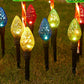 LED Strawberry Pathway Lights Solar Powered Outdoor Decoration for Lawn and Holiday Yard