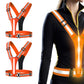 2Pcs Rechargeable LED Reflective Vest for Running Cycling Walking Horse Riding