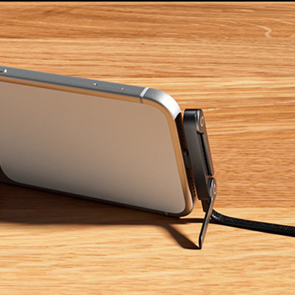 2-in-1 Invisible Holder Charge Cable Fast Charging with Phone Stand