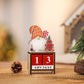 Santa Design Christmas Calendar Ornament-Gingerbread Man