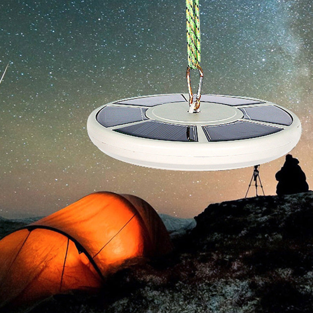 Solar Powered Flag Pole Light 26 LEDs Auto Active Super Bright Outdoor Camping Tent Light