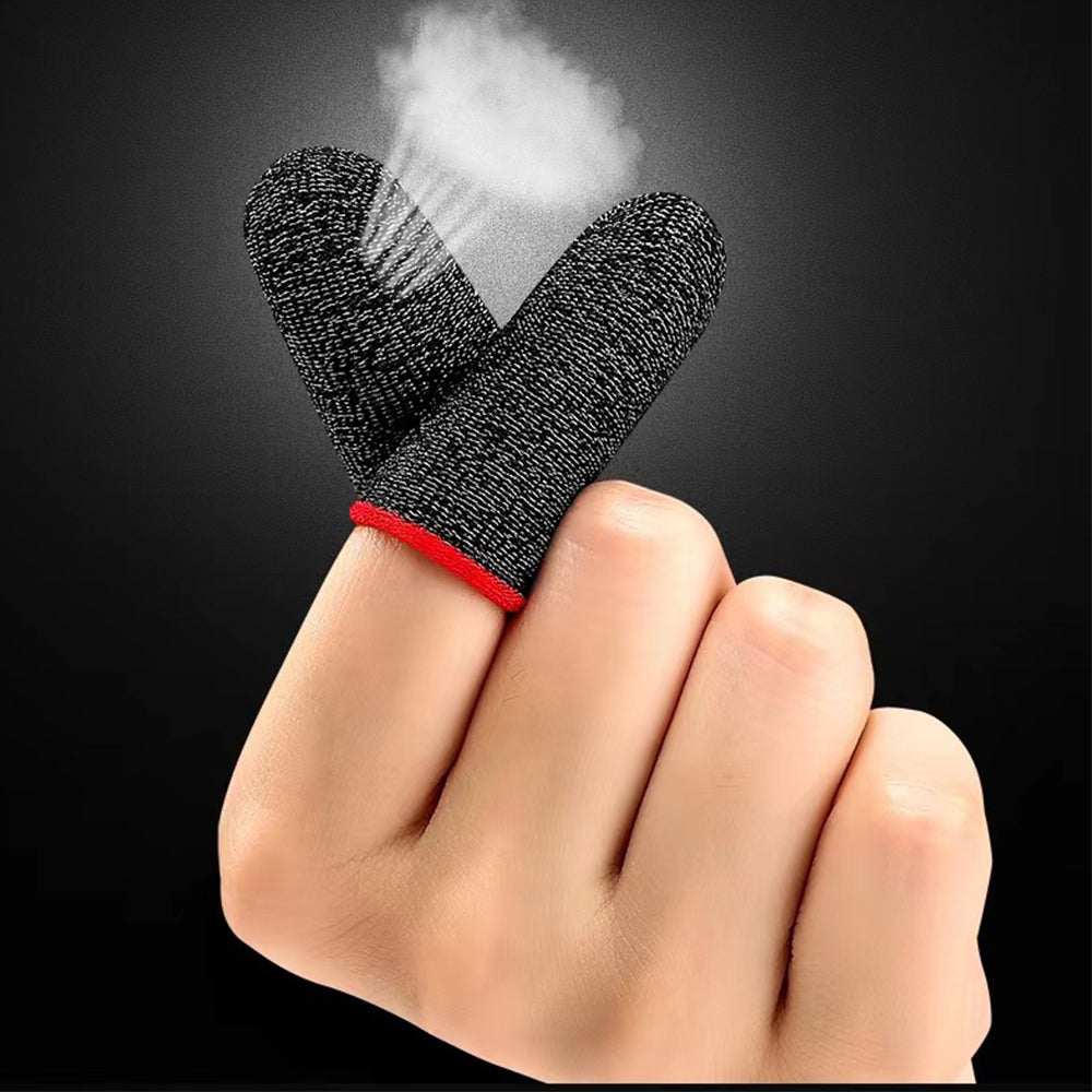 5 Pairs Sweatproof Mobile Gaming Finger Sleeves for Touchscreen