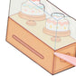 20 Sets DIY House Sticker Kit 3D Miniature Scene Stickers Cute Cartoon Scenes