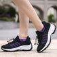 Breathable Stretch Mesh Slip On Walking Sneakers for Men and Women-Purple