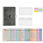 2-in-1 A6 Money Saving Zipper Cash Storage Binder