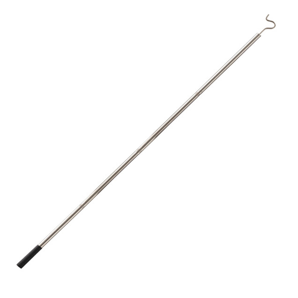 Clothes Hook Pole Stainless Steel Extendable with Sponge Handle for Hang Reach