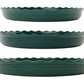 12Pcs Round Plastic Plant Saucers Durable Flower Pot Tray for Indoor Outdoor Garden
