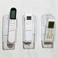 3 Pack Clear Remote Control Holder Wall Mount Organizer for TV AC Phone Glasses