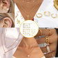Jewellery Advent Calendar 24 Day Countdown Christmas Calendar with Gold Necklace Rings Earrings Bracelet Gift Set