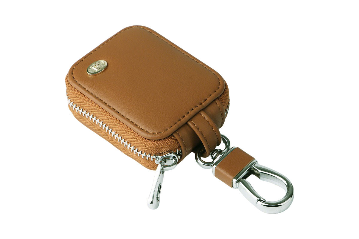 Earphone Holder Zipper Storage Pouch Protective Bag with Keychain for AirPods