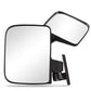 1 Pair Adjustable Golf Cart Universal Side Rear View Mirrors For Club EZGO Yamaha