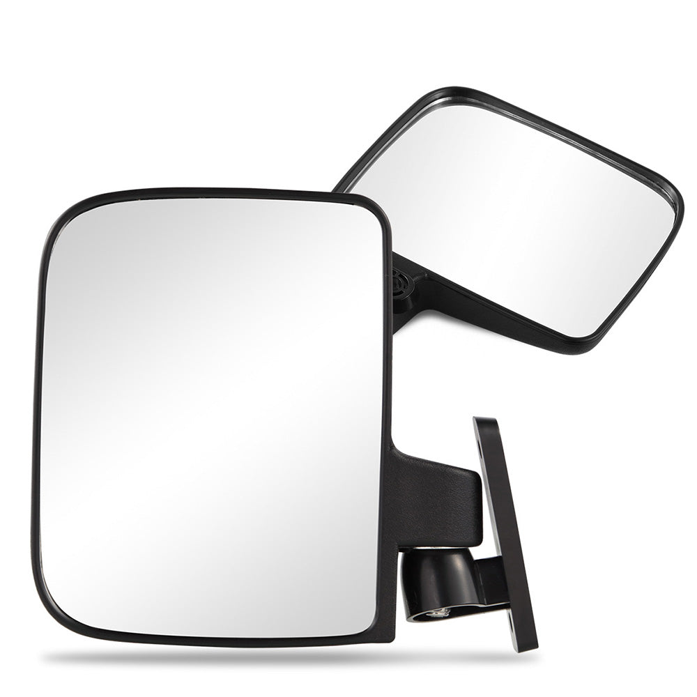 1 Pair Adjustable Golf Cart Universal Side Rear View Mirrors For Club EZGO Yamaha