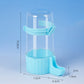 Bird Waterer Automatic Gravity Drinking Fountain for Cage with Anti Drowning Tray