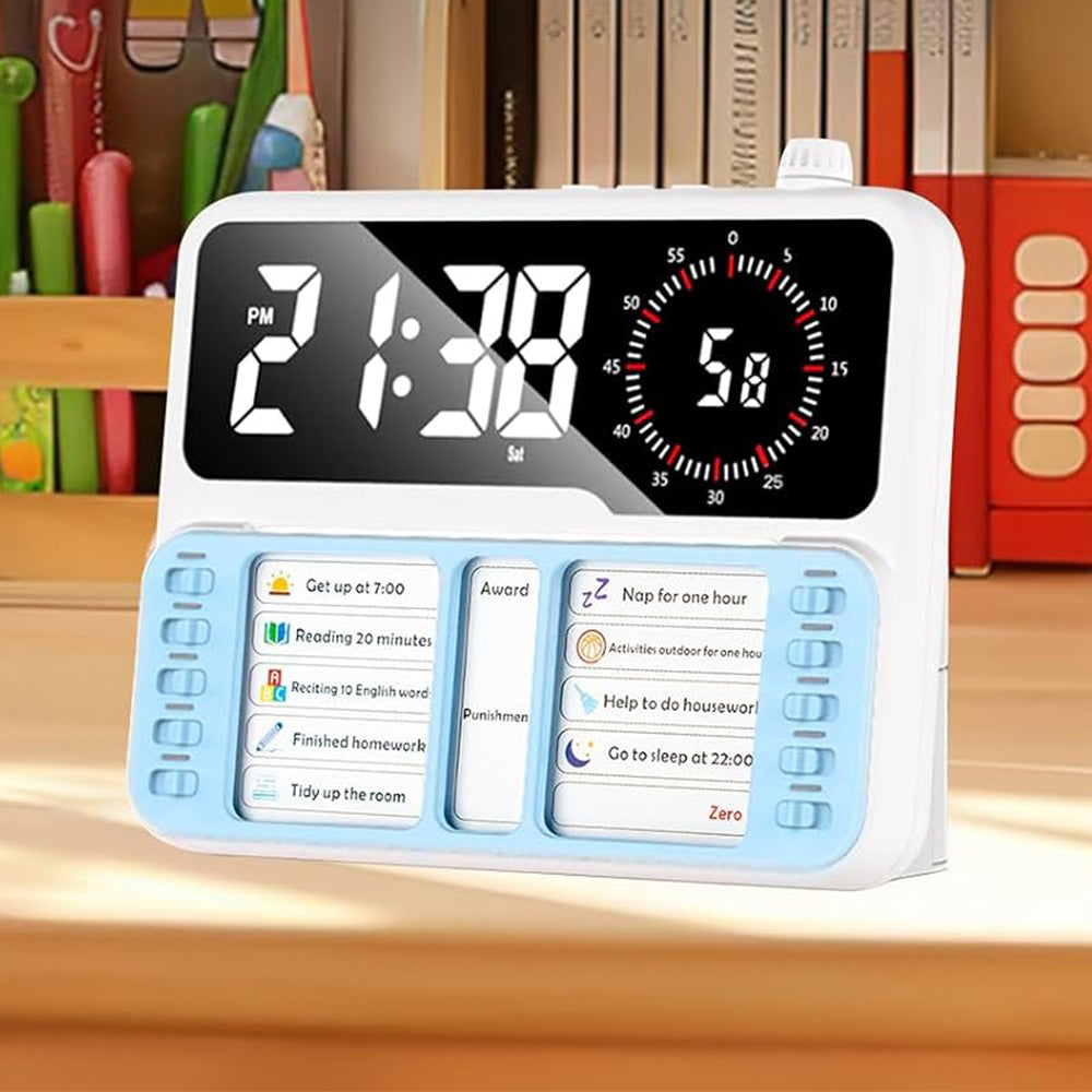 Visual Countdown Timer Clock Task Board and Pen Holder