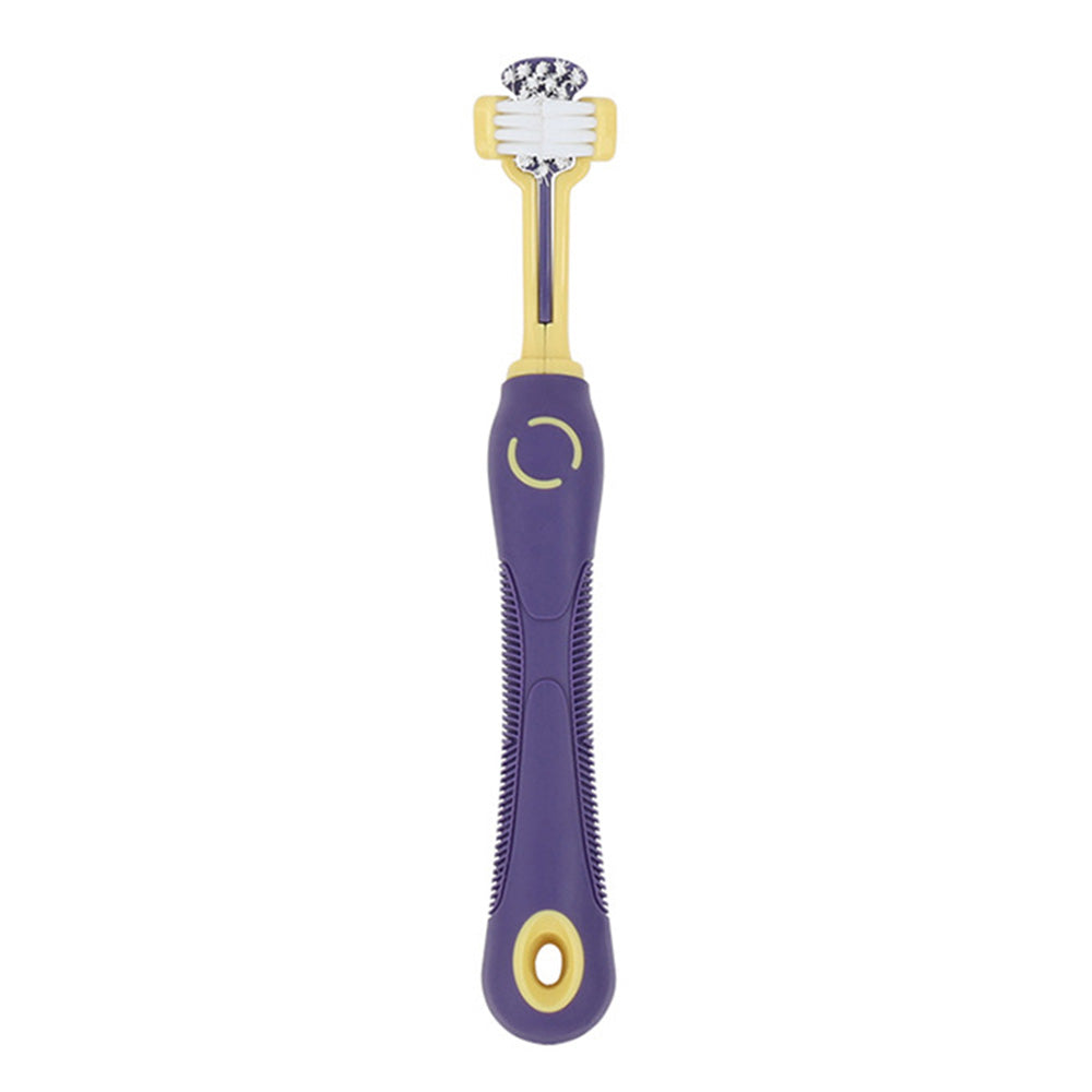 Pet Toothbrush for Dogs and Cats 3 Sided