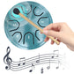 Rain Drum For Outside Mini Steel Tongue Drum Rain Chime 4.5 Inches 8 Notes