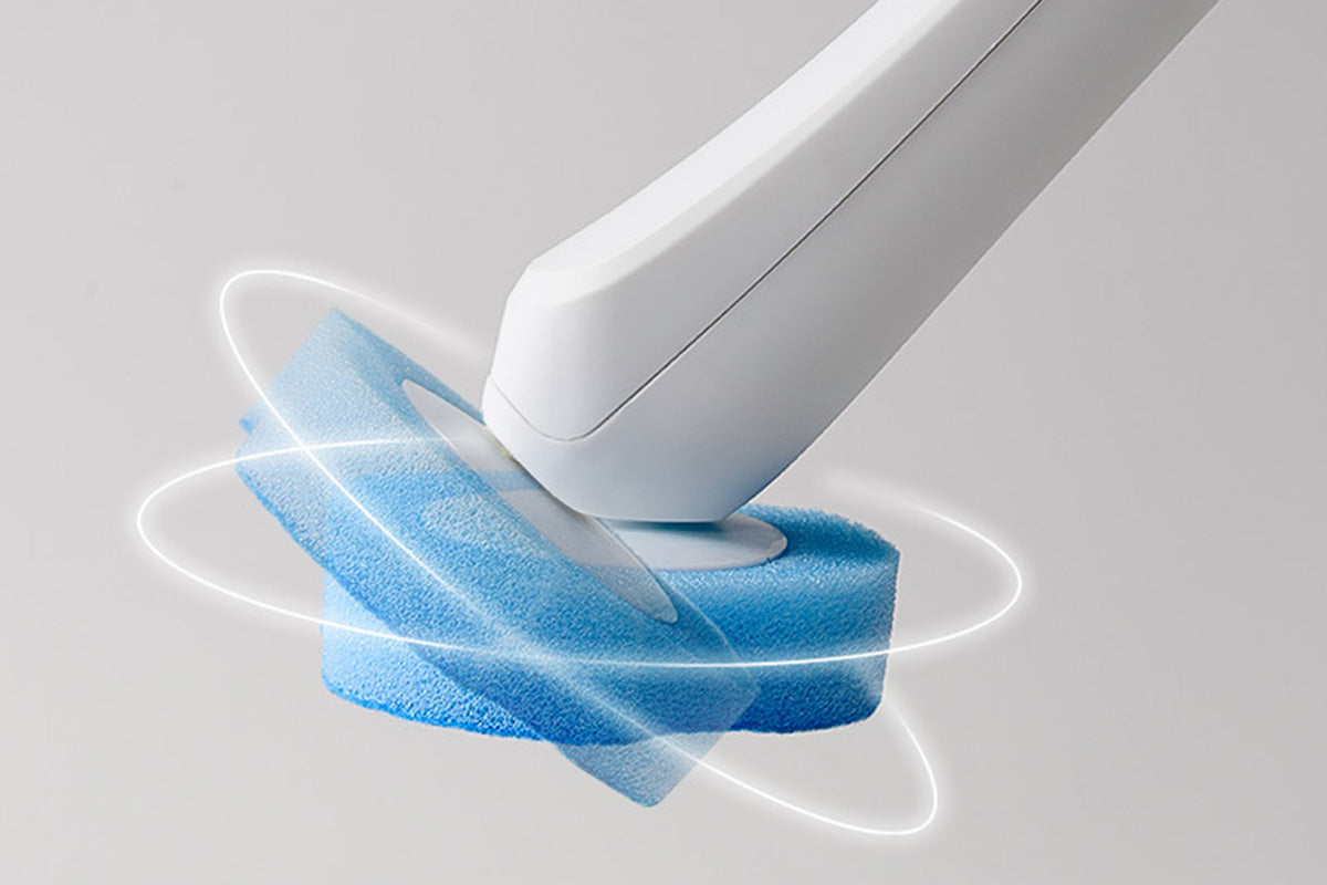 Disposable Toilet Brush Set with Replaceable Heads and Cleaning Liquid for Bathroom