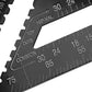 7/12 inch Metric Aluminium Alloy Square Protractor Triangle Ruler Measuring Tool