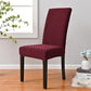 Jacquard Rhombus High Back Elastic Chair Cover
