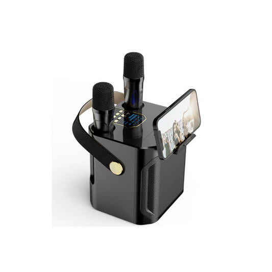 Karaoke Machine with 2 Wireless Mics Bluetooth Portable Karaoke Speaker