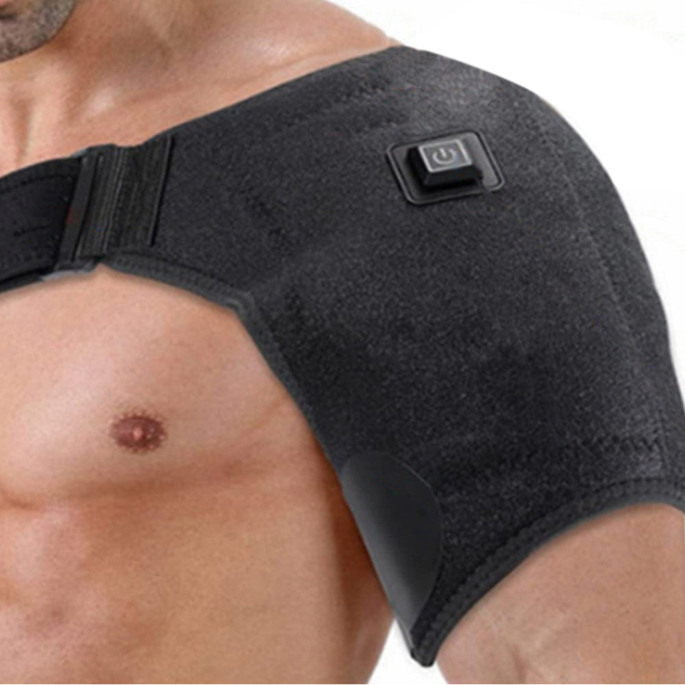 Heated Shoulder and Knee Brace with USB and Adjustable Strap
