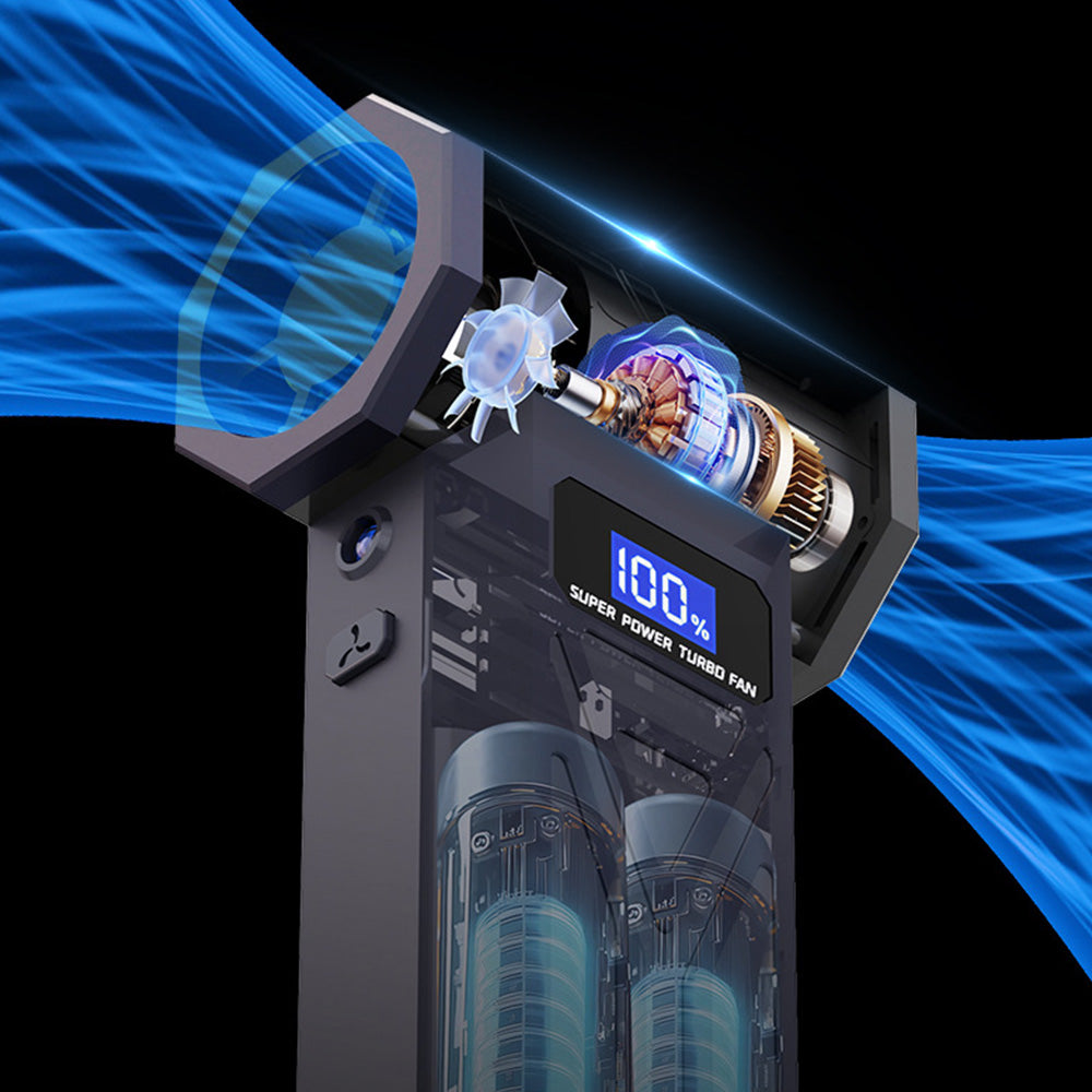 Compressed Air Duster-110000RPM Powerful Electric Rechargeable 4 Speed Adjustable
