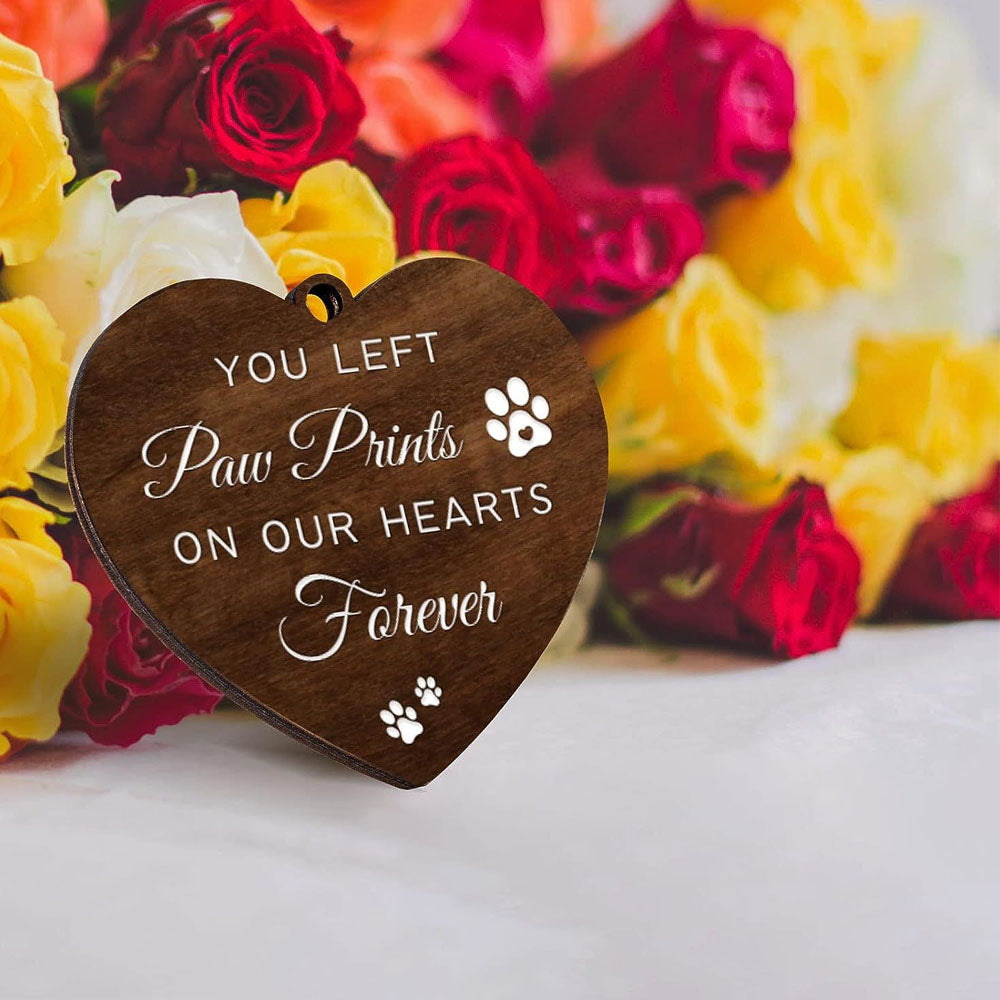 Pet Rotating Wooden Photo Frame for 4x6-inch Photo
