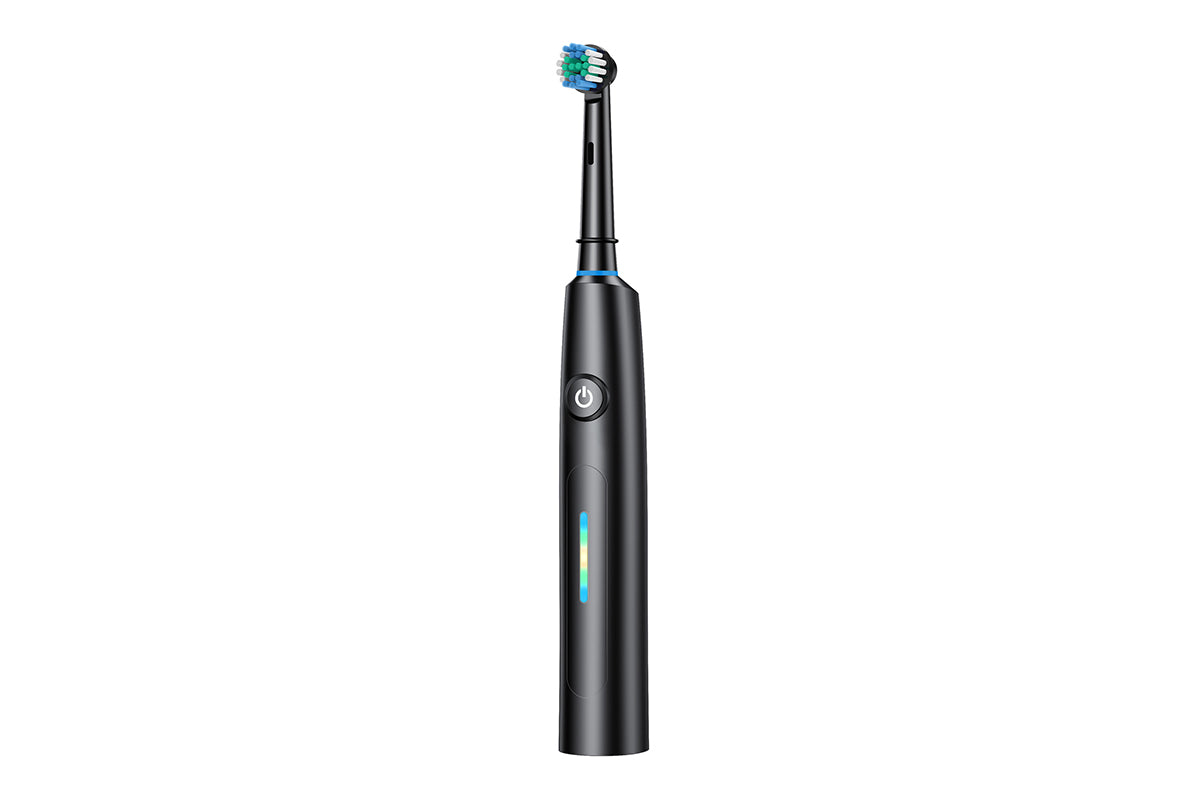 5 Modes Rotating Electric Toothbrush with 8 Heads Travel Case and Stand