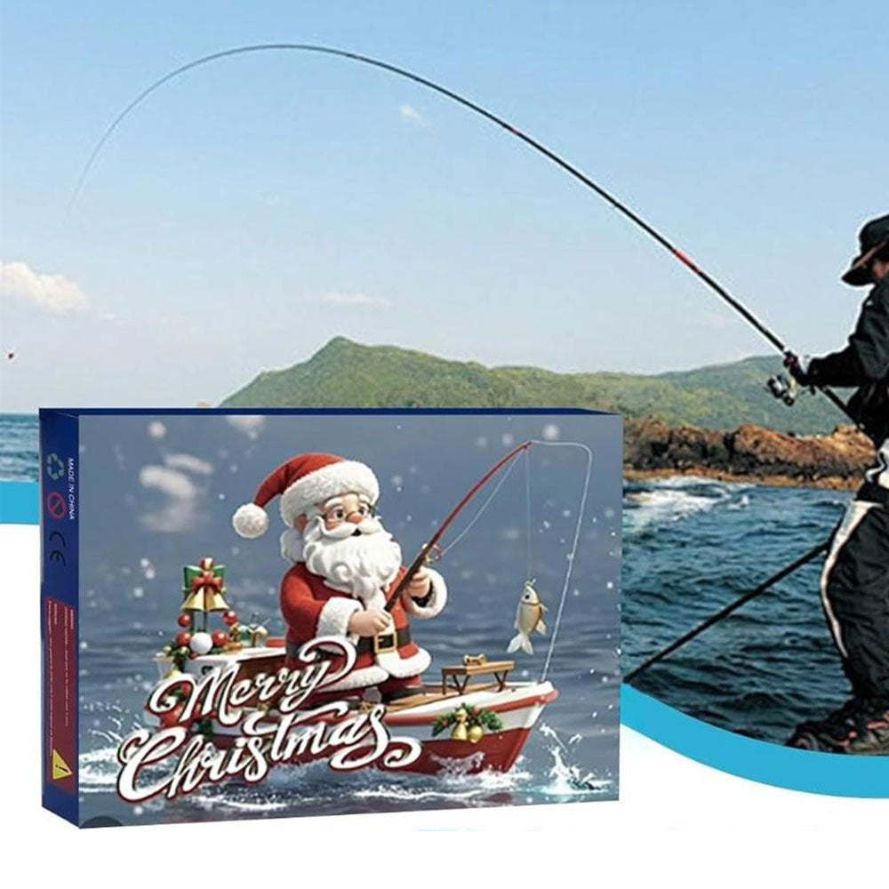 Fishing Christmas Xmas Advent Calendar Fishing Lures Set for Fishing Lover