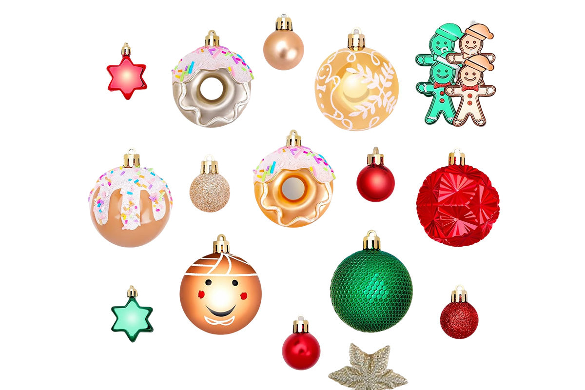 42-Piece Christmas Tree Decorations Ornament Set