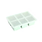6-Grid Silicone Ice Cube Tray Large Square Ice Cube Mold