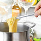 Silver Stainless Steel Long Food Tong Straight Tweezers Kitchen Tool