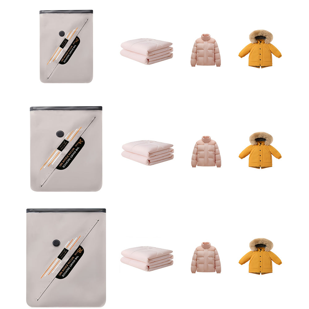 16 PCS Travel Vacuum Bags with Wireless Pump Space Saver Bags for Home Travel