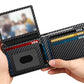 Men Slim RFID Shielding Microfiber Wallet Credit Card Holder Money Clip