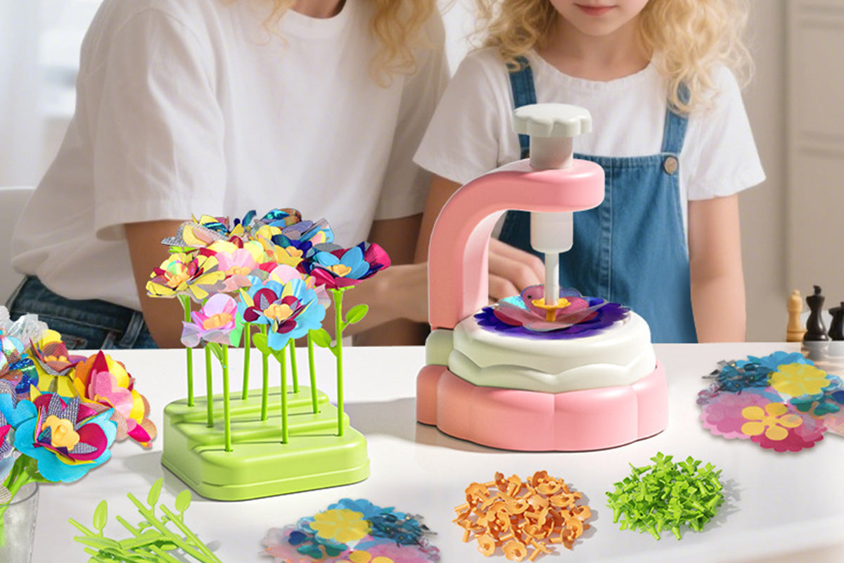 Fabric Flower Bouquets Toys DIY Craft Kits Toys For Flowers Market Toy