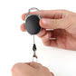 2Pcs PU ID Card Holder with Retractable Badge Reel